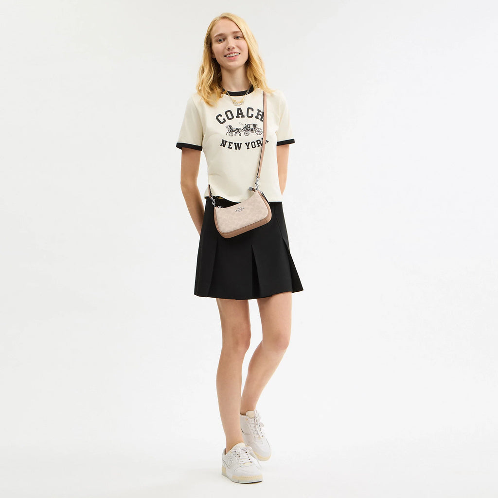 Coach Outlet Teri Mini Crossbody Bag In Signature Canvas