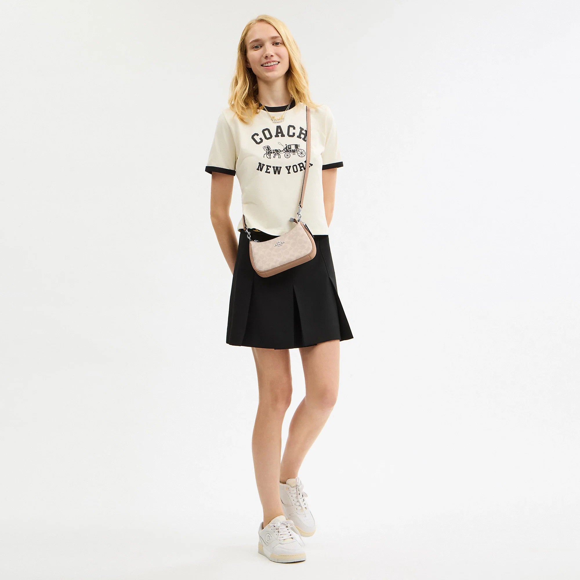Coach Outlet Teri Mini Crossbody Bag In Signature Canvas