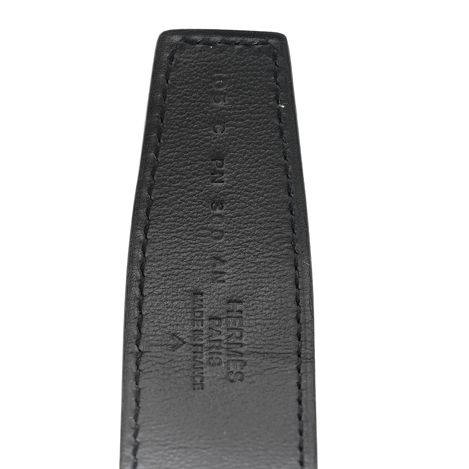 Matte Porosus Crocodile Monochrome 24mm Mini Constance H Belt 105 42 Black