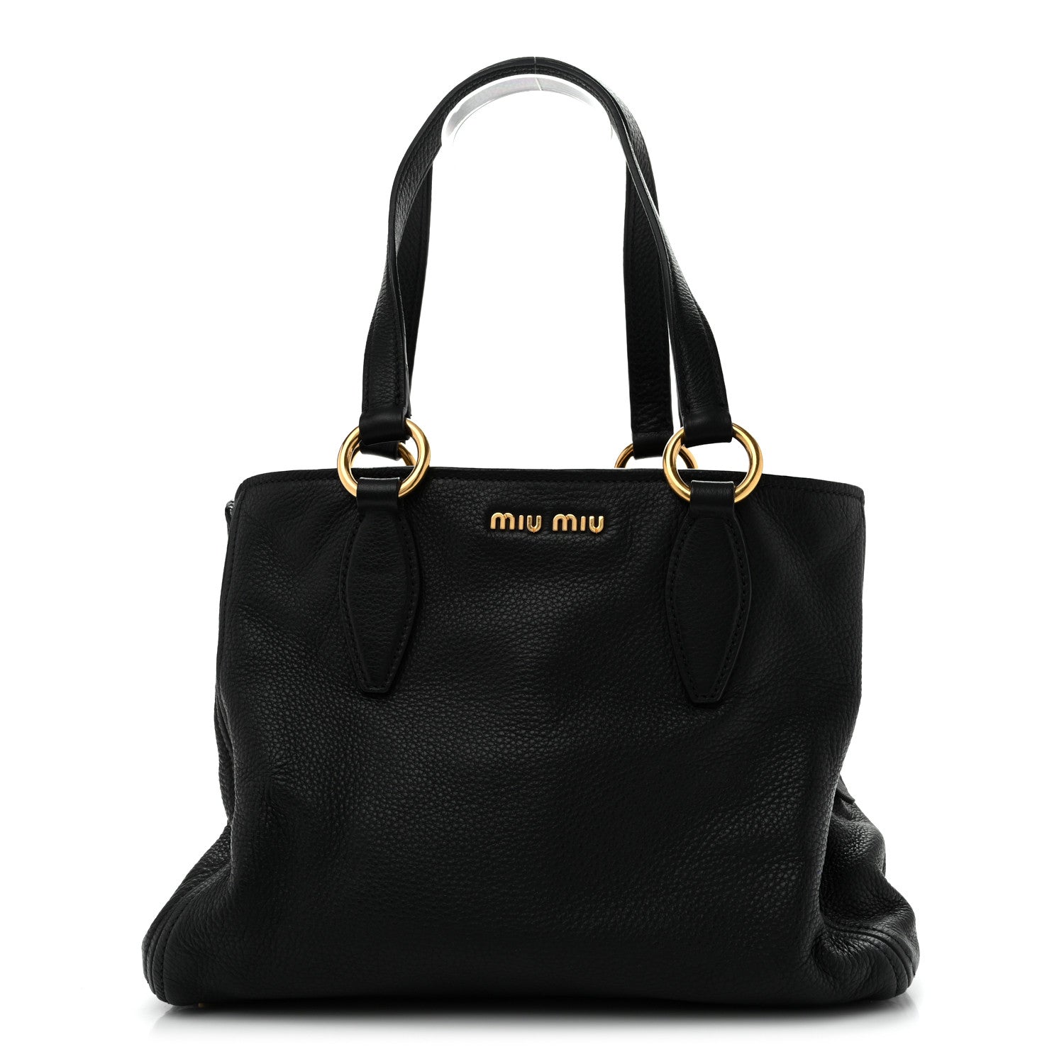 Vitello Daino Caribu Tote Black