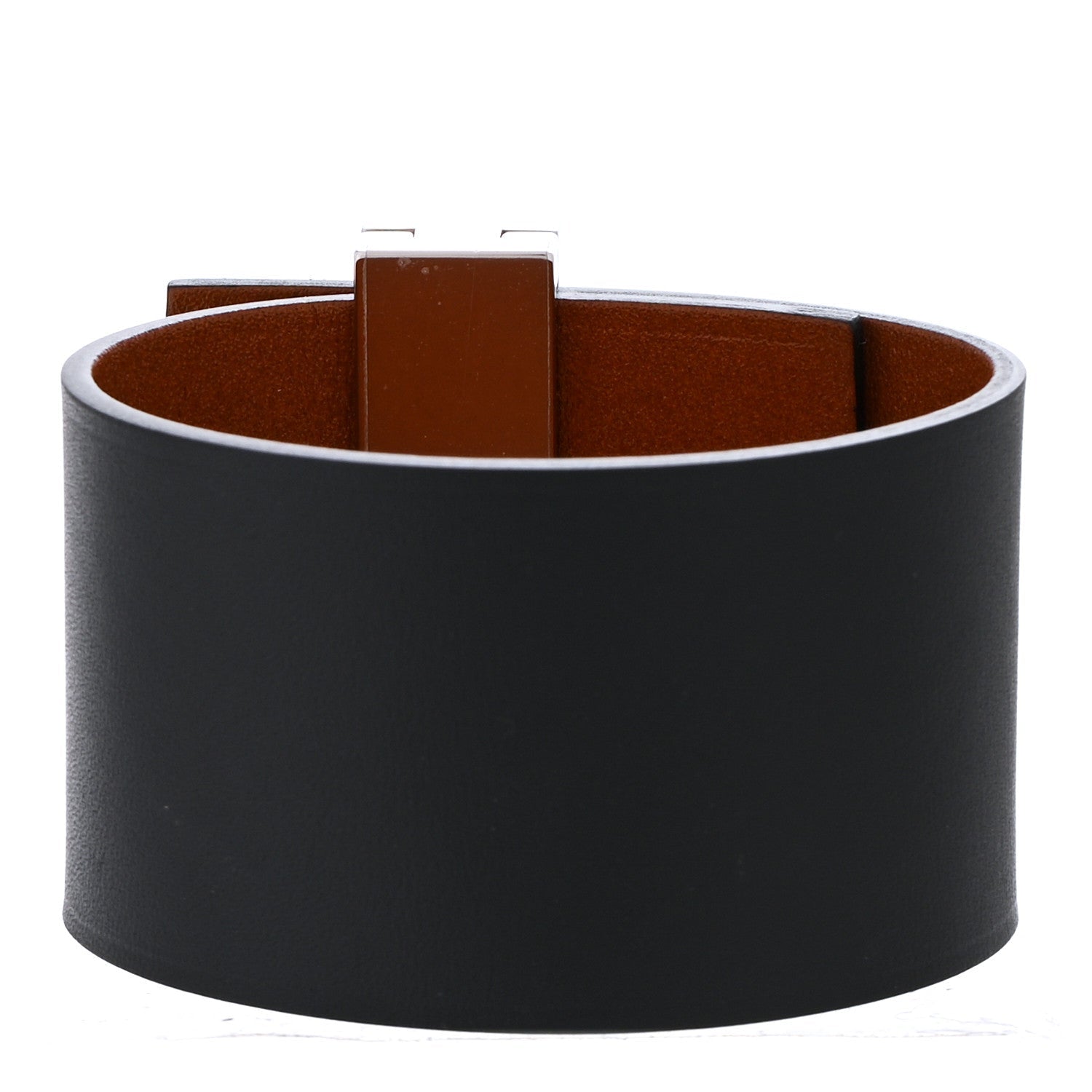 Chamonix Tadelakt Illusion Bracelet PM Black Fauve