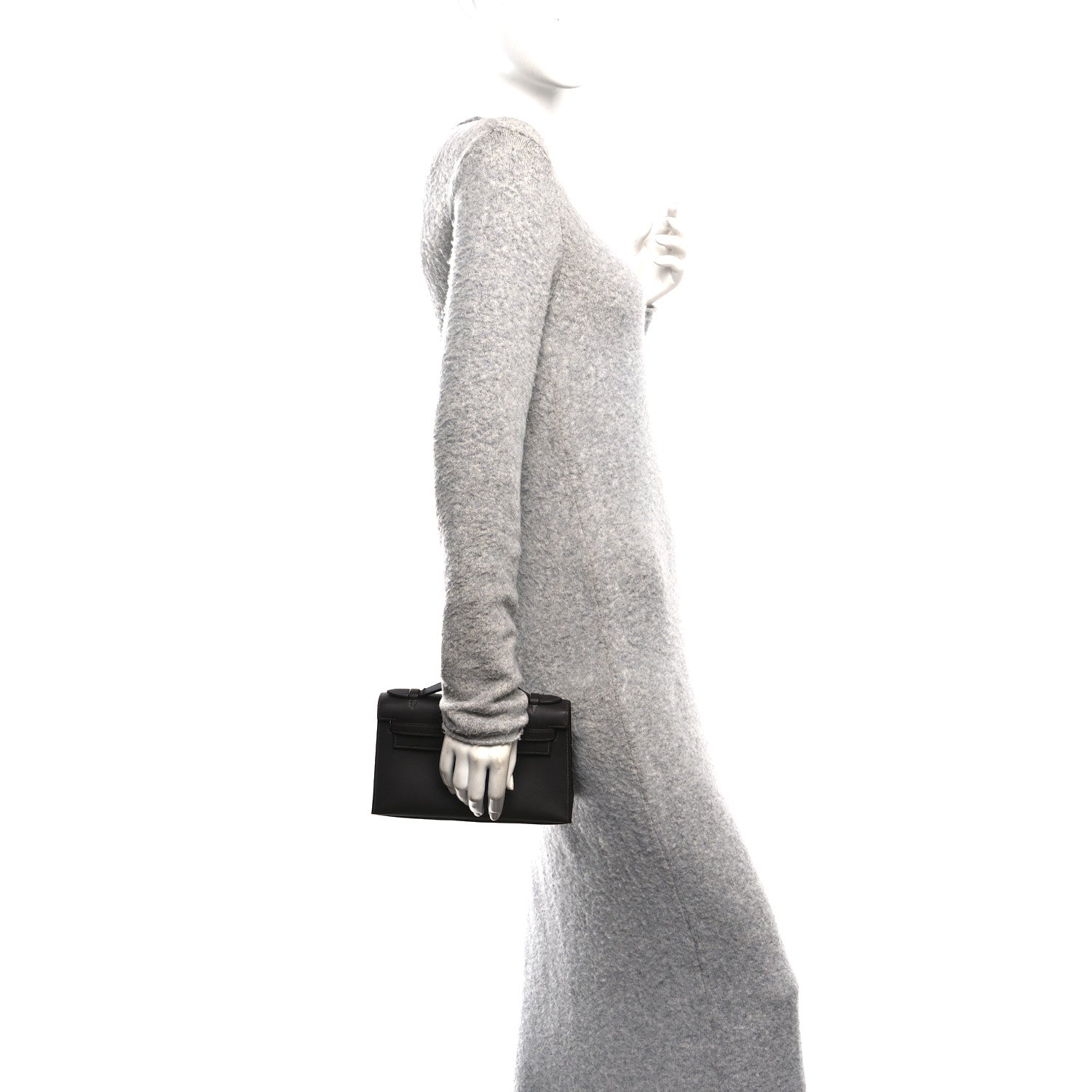 Swift Kelly Pochette Clutch Bai Brun