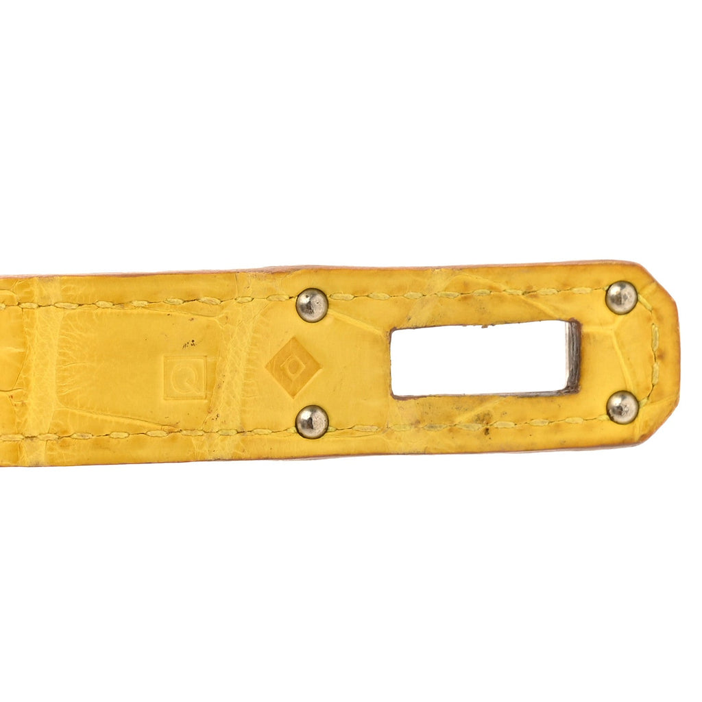 Matte Alligator Kelly Longue Wallet Mimosa
