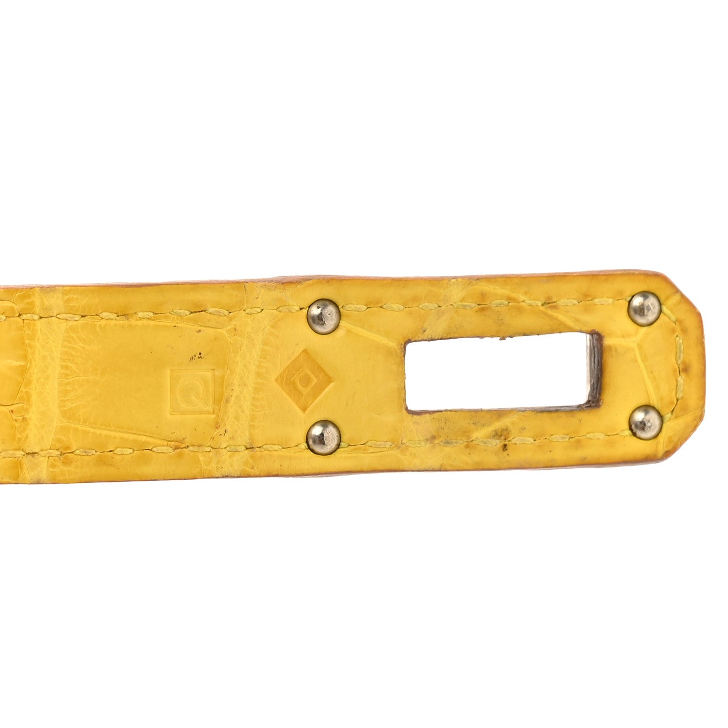 Matte Alligator Kelly Longue Wallet Mimosa