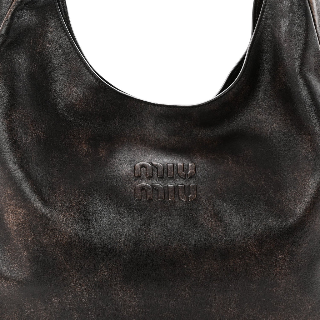 Nappa Old Hobo Bag Caffe