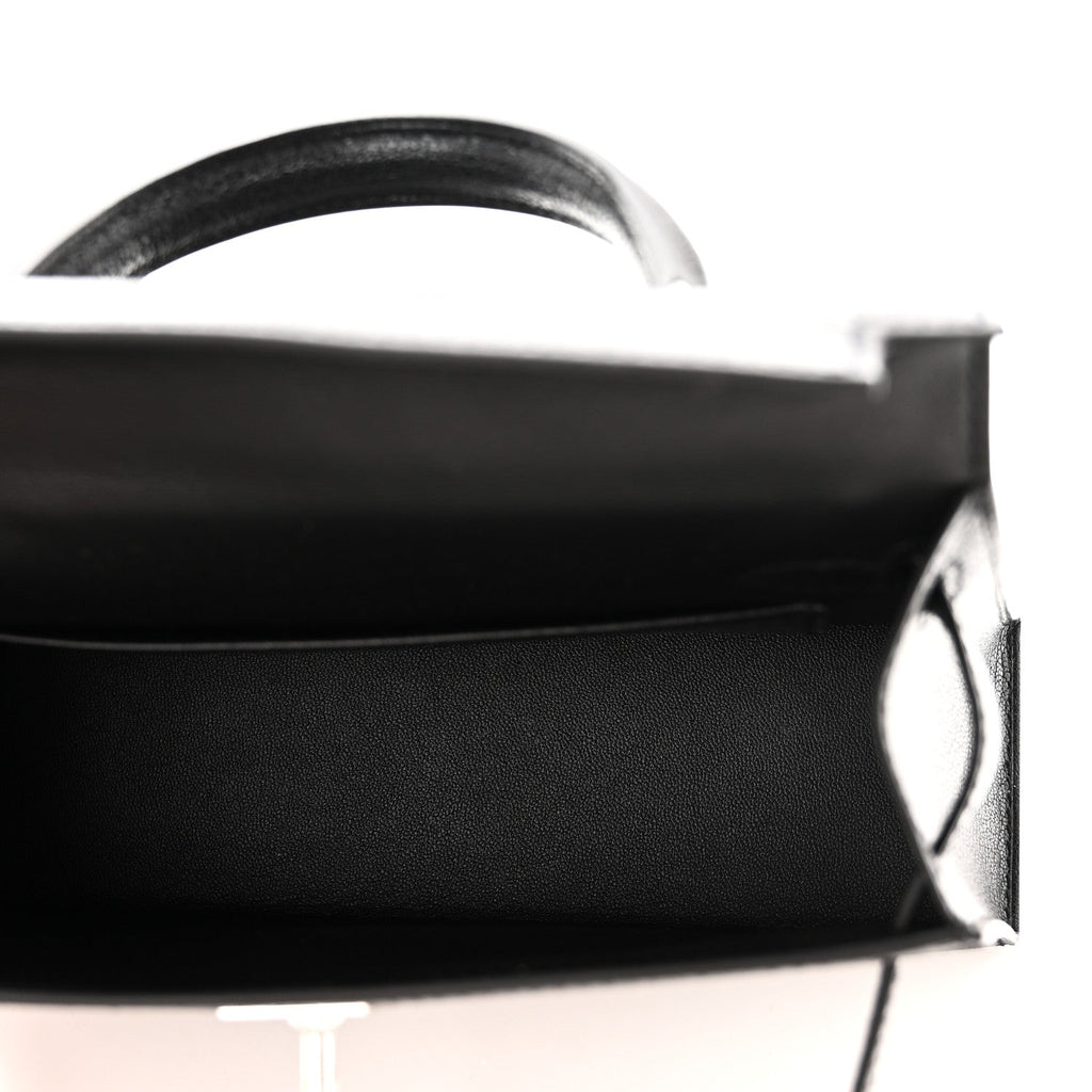 Chevre Chamkila Clou de Coeur Mini Kelly Sellier 20 Black