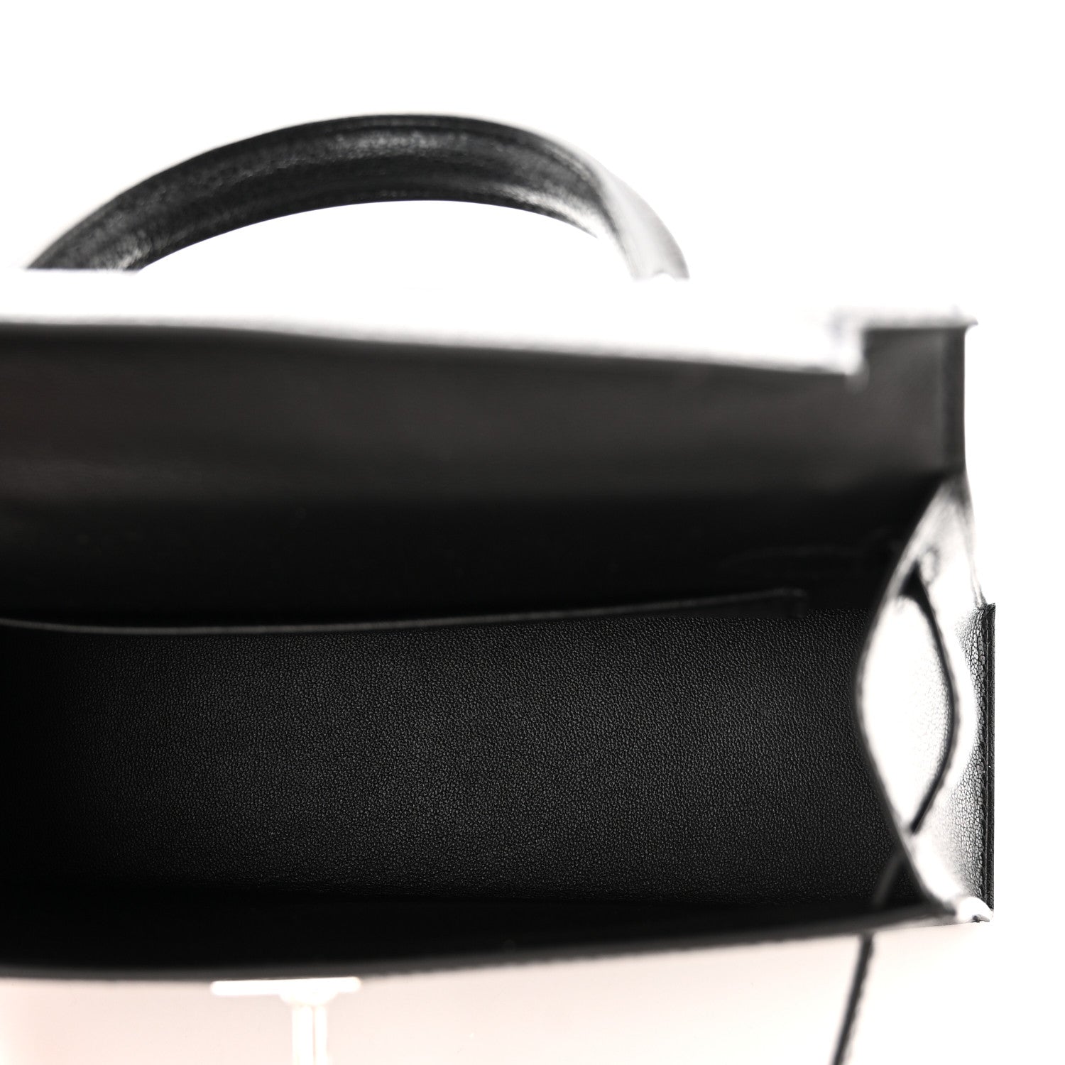 Chevre Chamkila Clou de Coeur Mini Kelly Sellier 20 Black