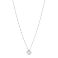 18K White Gold Diamond Bouton de Camelia Pendant Necklace