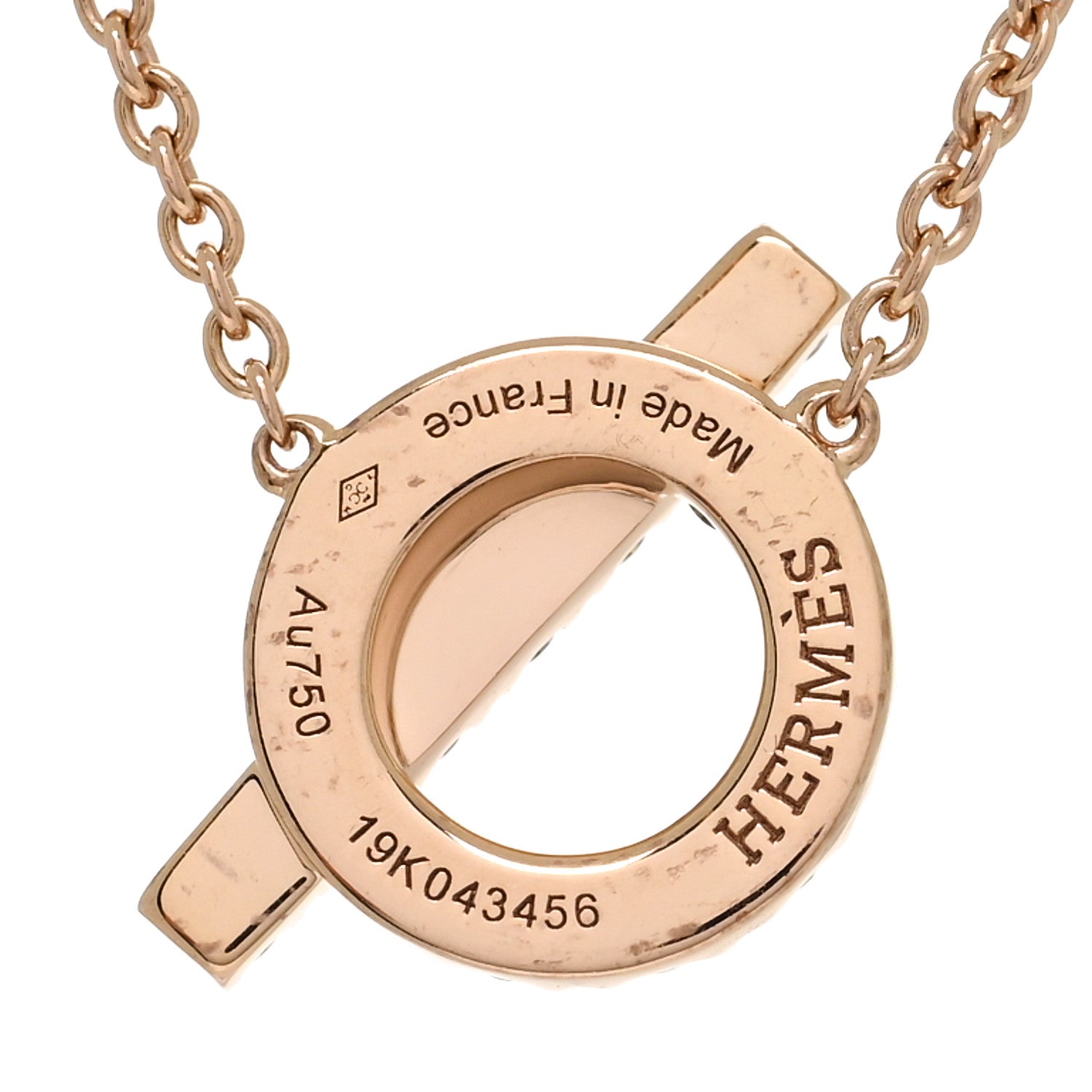18K Rose Gold Green Sapphire Finesse Pendant Necklace