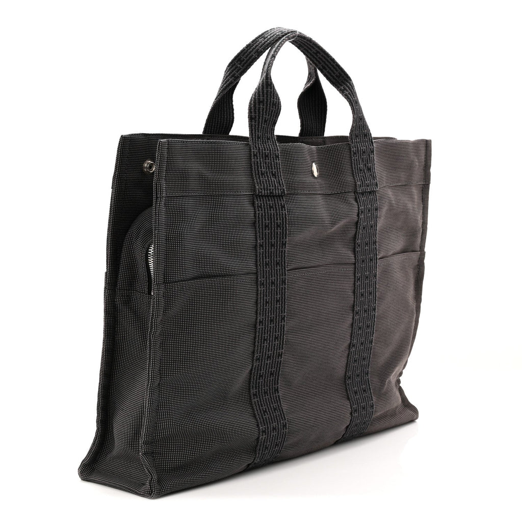 Canvas Herline MM Tote Grey