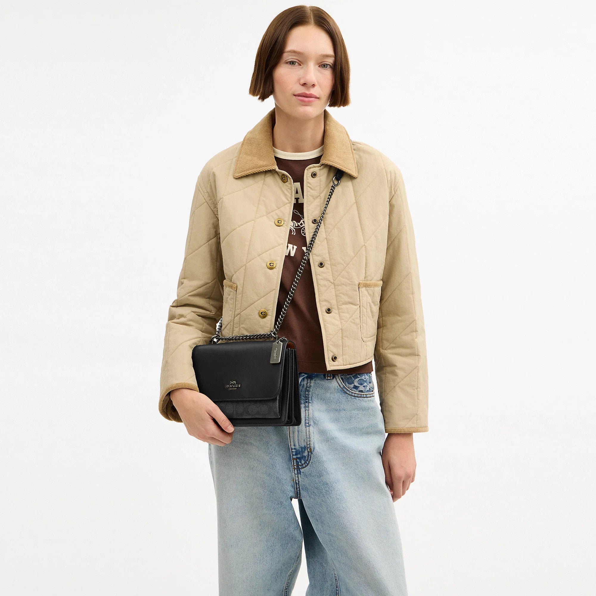 Coach Outlet Klare Crossbody Bag In Signature Canvas