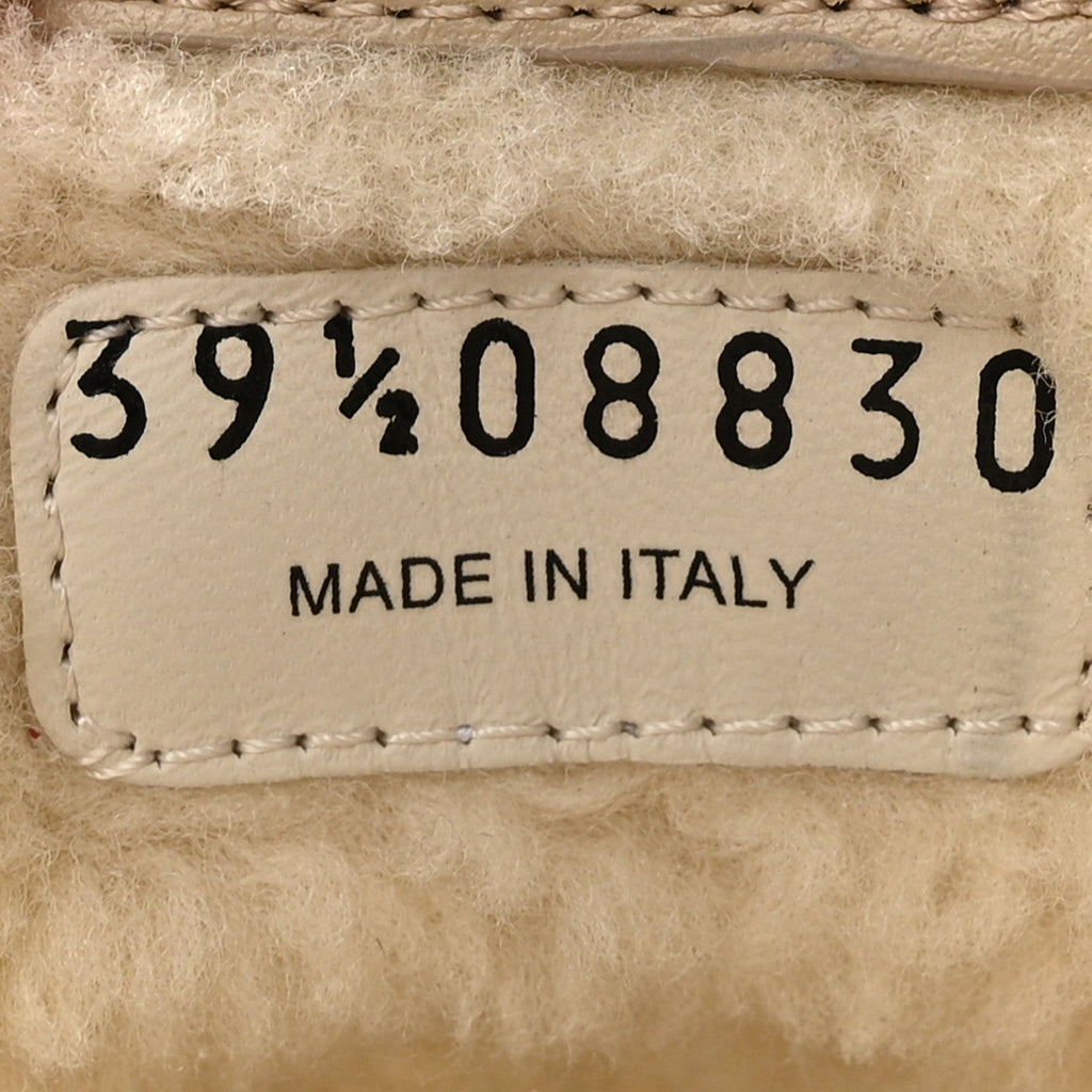 Suede Shearling Gymnasium Sneakers 39.5 Deserto