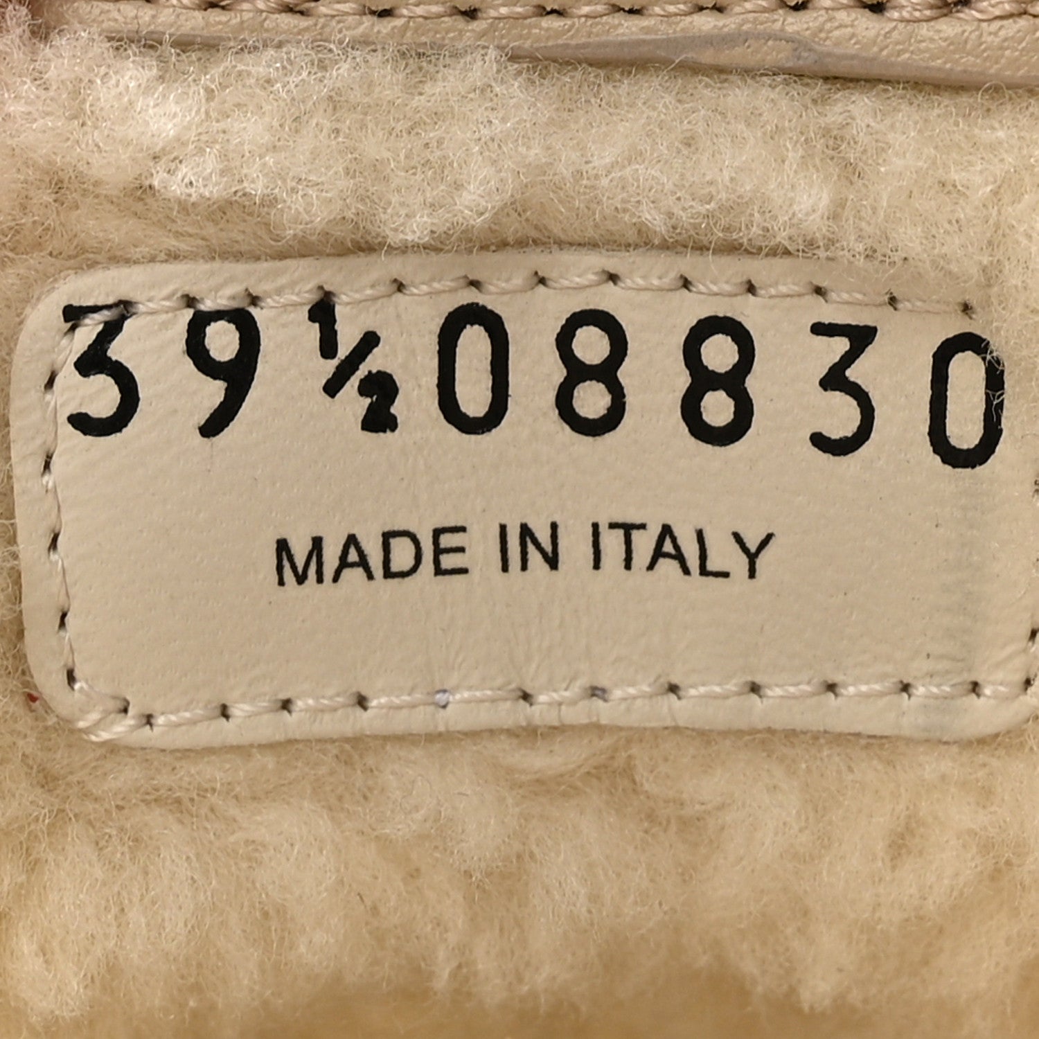 Suede Shearling Gymnasium Sneakers 39.5 Deserto