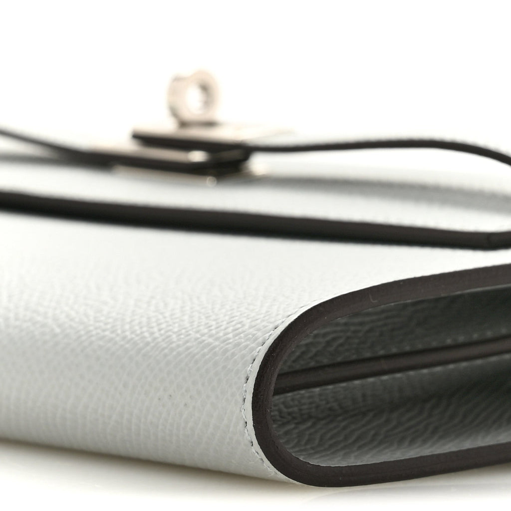 Epsom Kelly Wallet To Go Gris Pantin