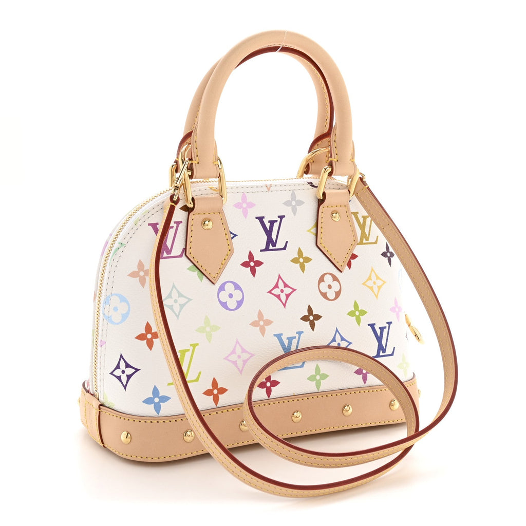 LV x TM Monogram Multicolor Alma BB White