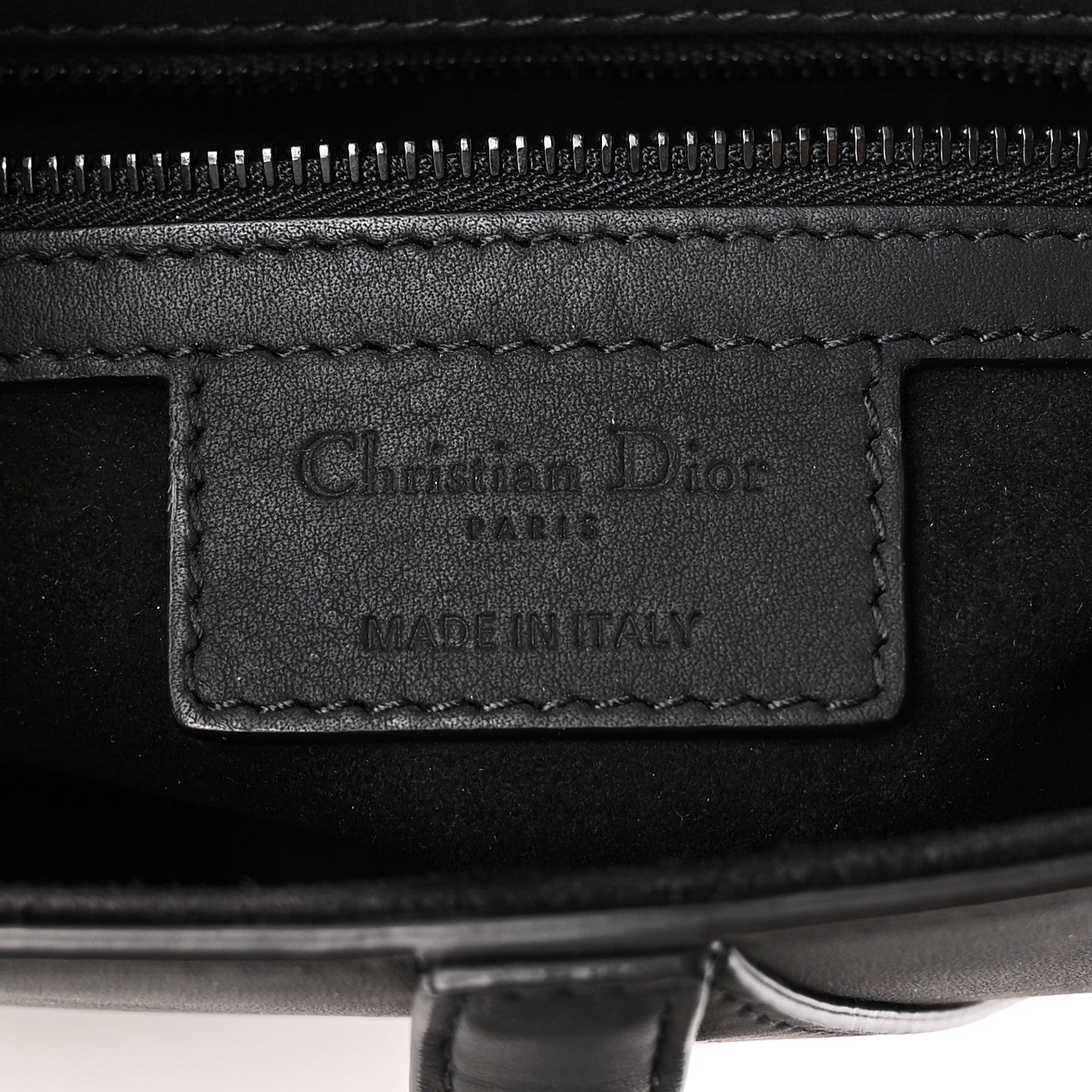 Ultra Matte Calfskin Saddle Bag Black