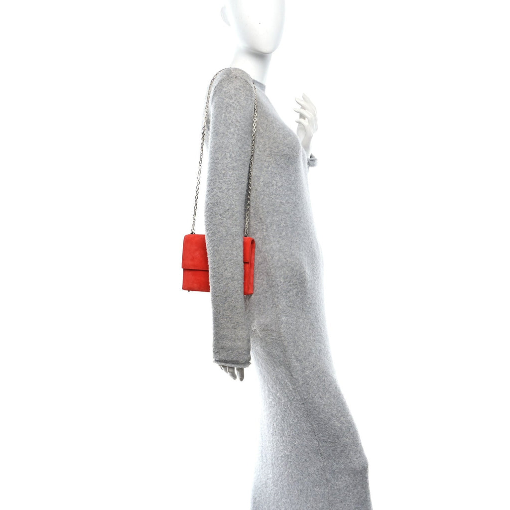Veau Doblis Mini Verrou Chaine Bag Capucine