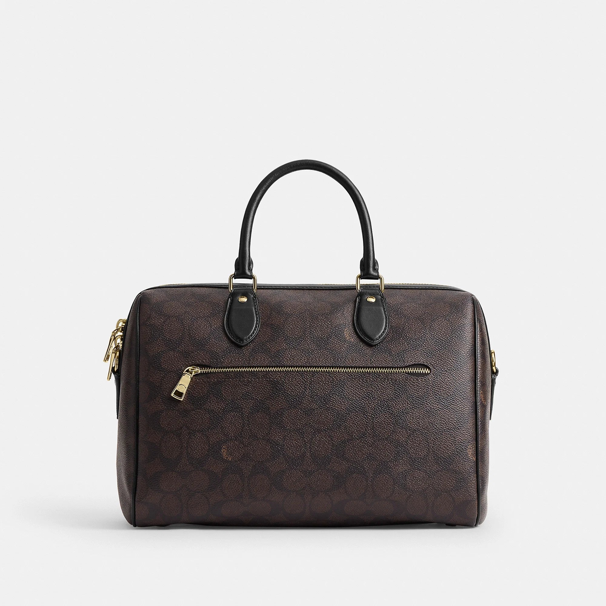 Coach Outlet Rowan Large Satchel Bag In Signature Canvas