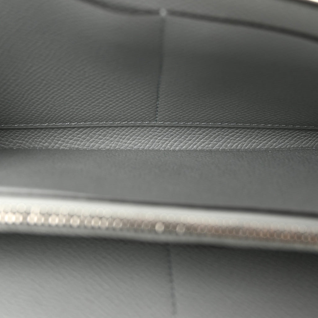 Epsom Kelly Wallet To Go Gris Pantin