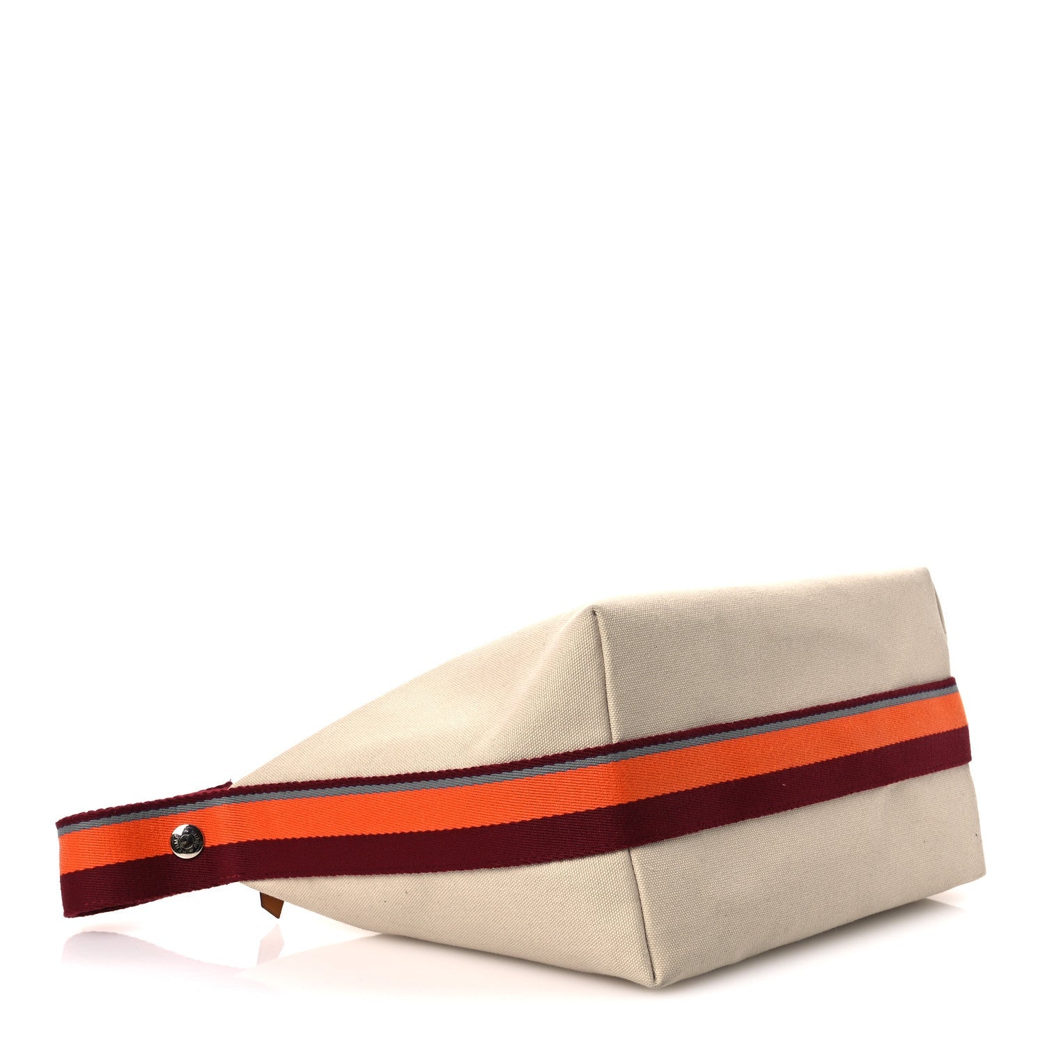 Cotton Canvas H Pavillon Large Bride-A-Brac Pouch Naturel