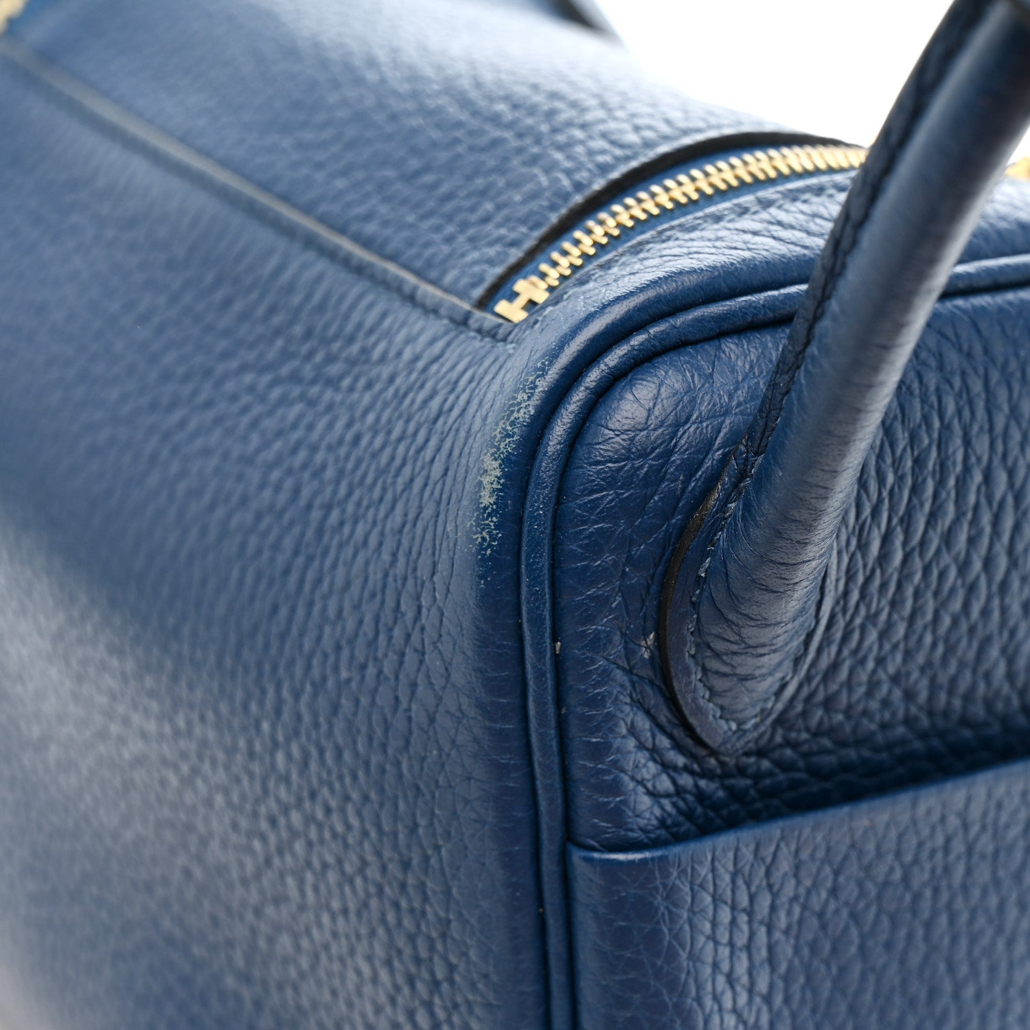 Taurillon Clemence Mini Lindy 20 Deep Bleu
