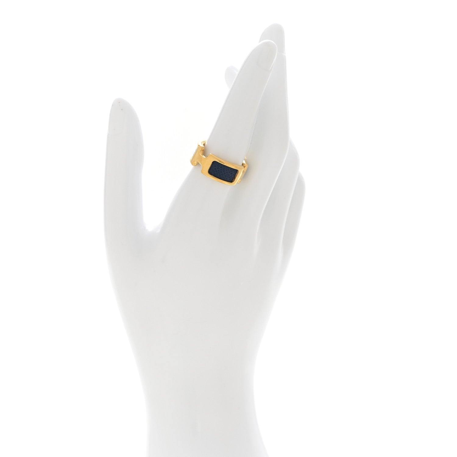 Madame Calfskin Olympe Ring M 55 7.25 Deep Bleu
