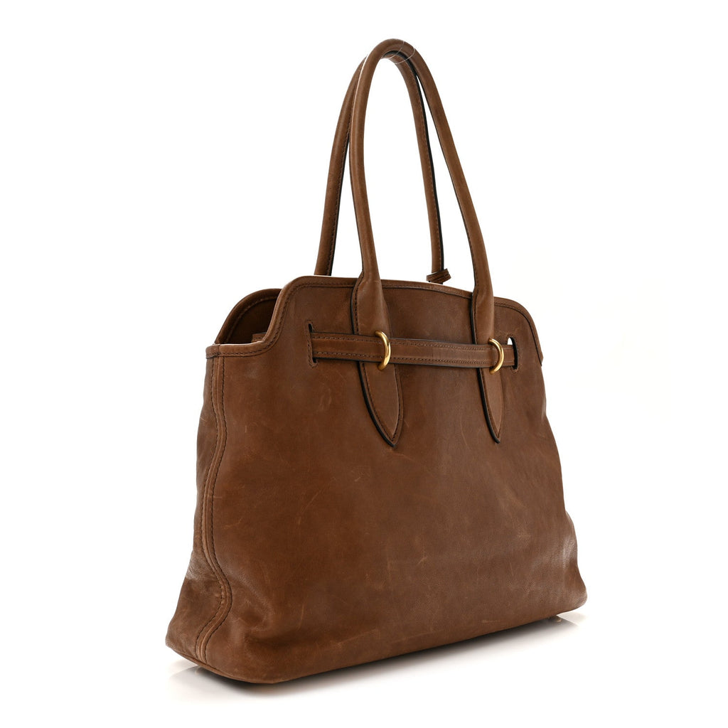 Nappa Aviator Medium Aventure Bag Rovere