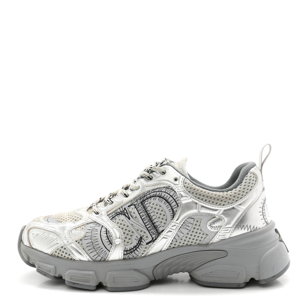 Technical Mesh Dior Chrono Sneakers 38 Silver