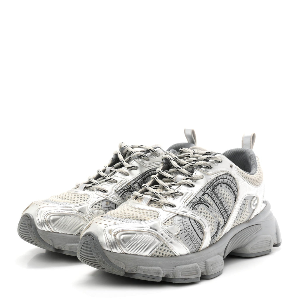 Technical Mesh Dior Chrono Sneakers 38 Silver