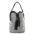 Raso Crystal Starlight Bucket Bag Black