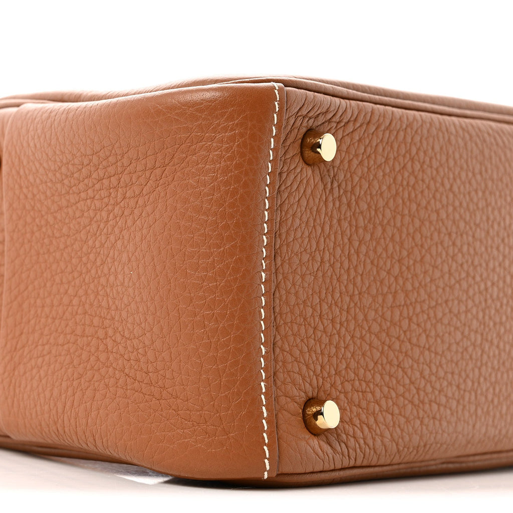 Taurillon Clemence Mini Lindy 20 Gold