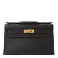 Swift Kelly Pochette Clutch Bai Brun
