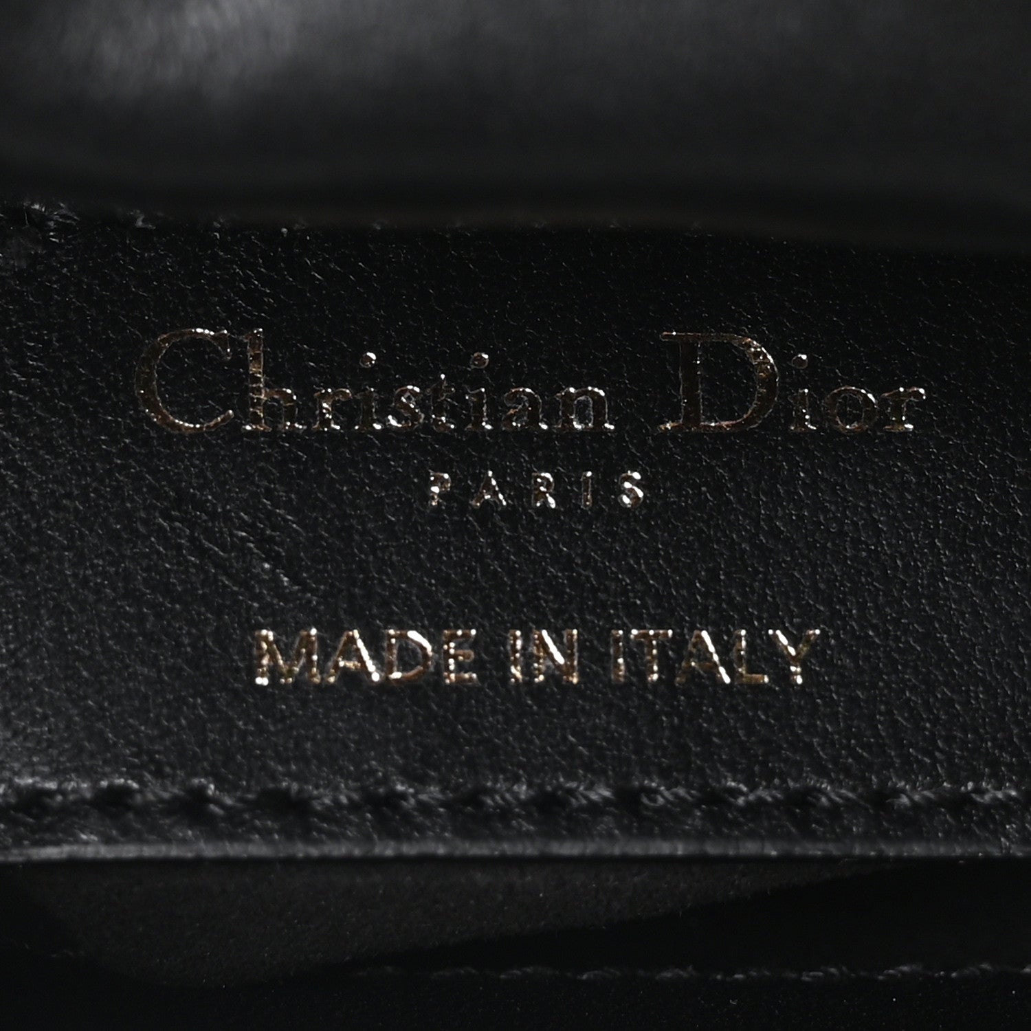 Lambskin Cannage Micro Lady Dior Black