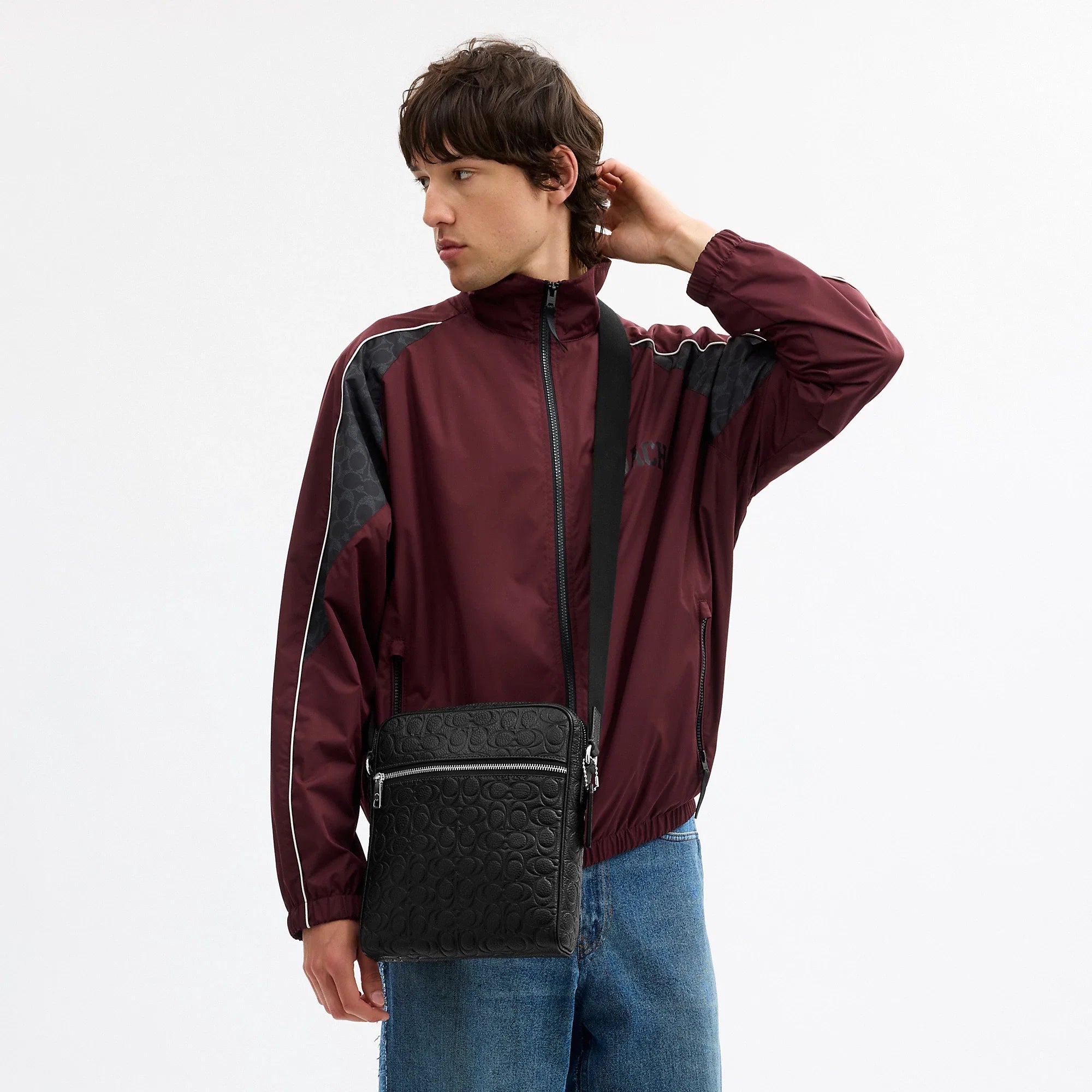 Coach Outlet Tristan Crossbody Bag 22 In Signature Leather