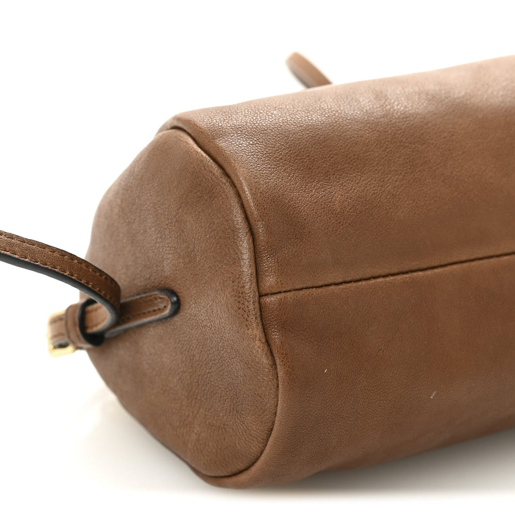 Nappa Aviator Mini Pouch Rovere