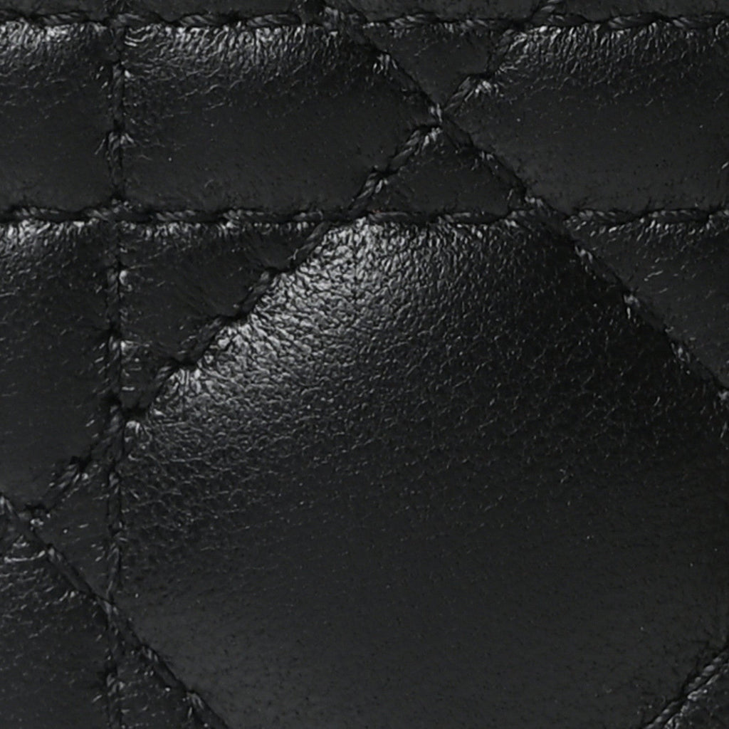 Lambskin Cannage Micro Lady Dior Black
