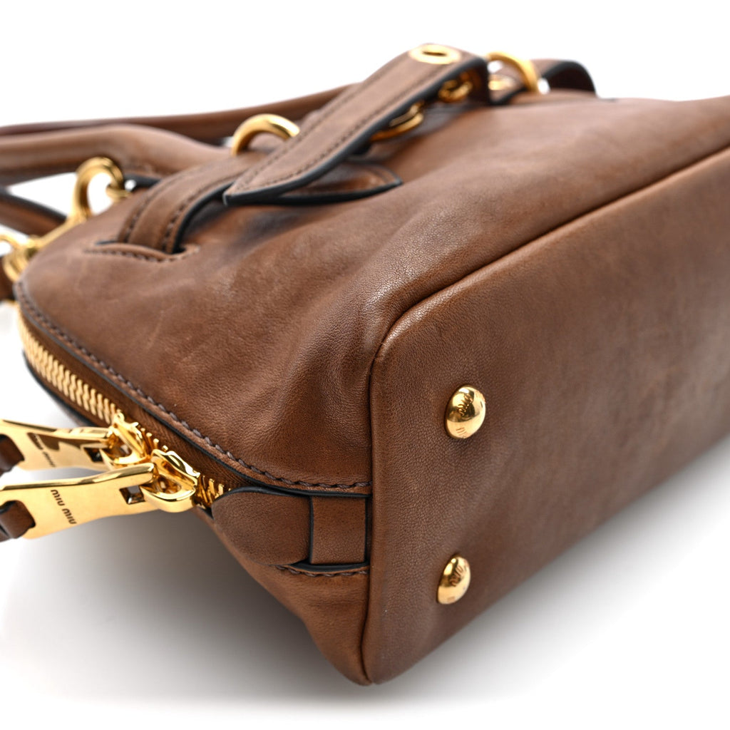 Nappa Aviator Small Aventure Bag Rovere