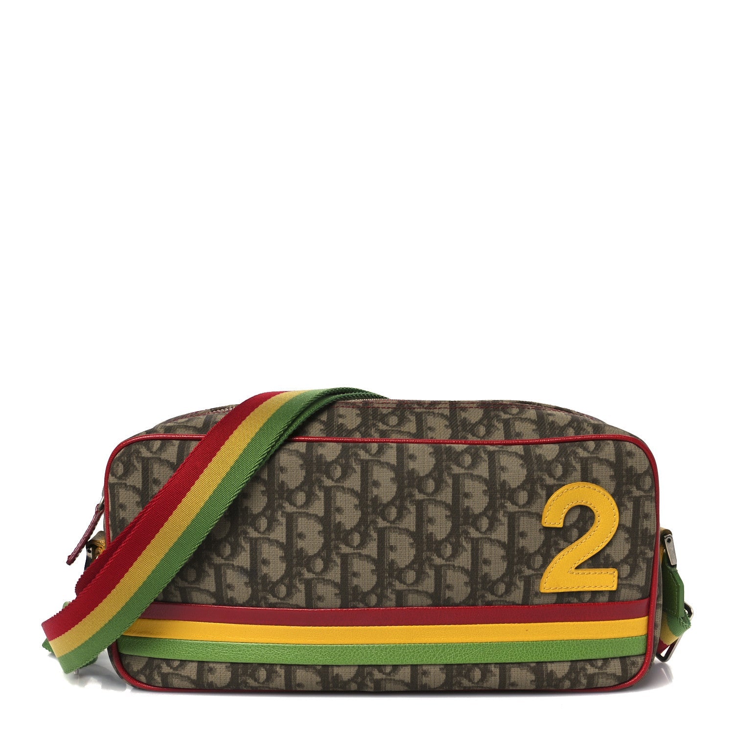 Monogram Rasta Messenger Bag Beige