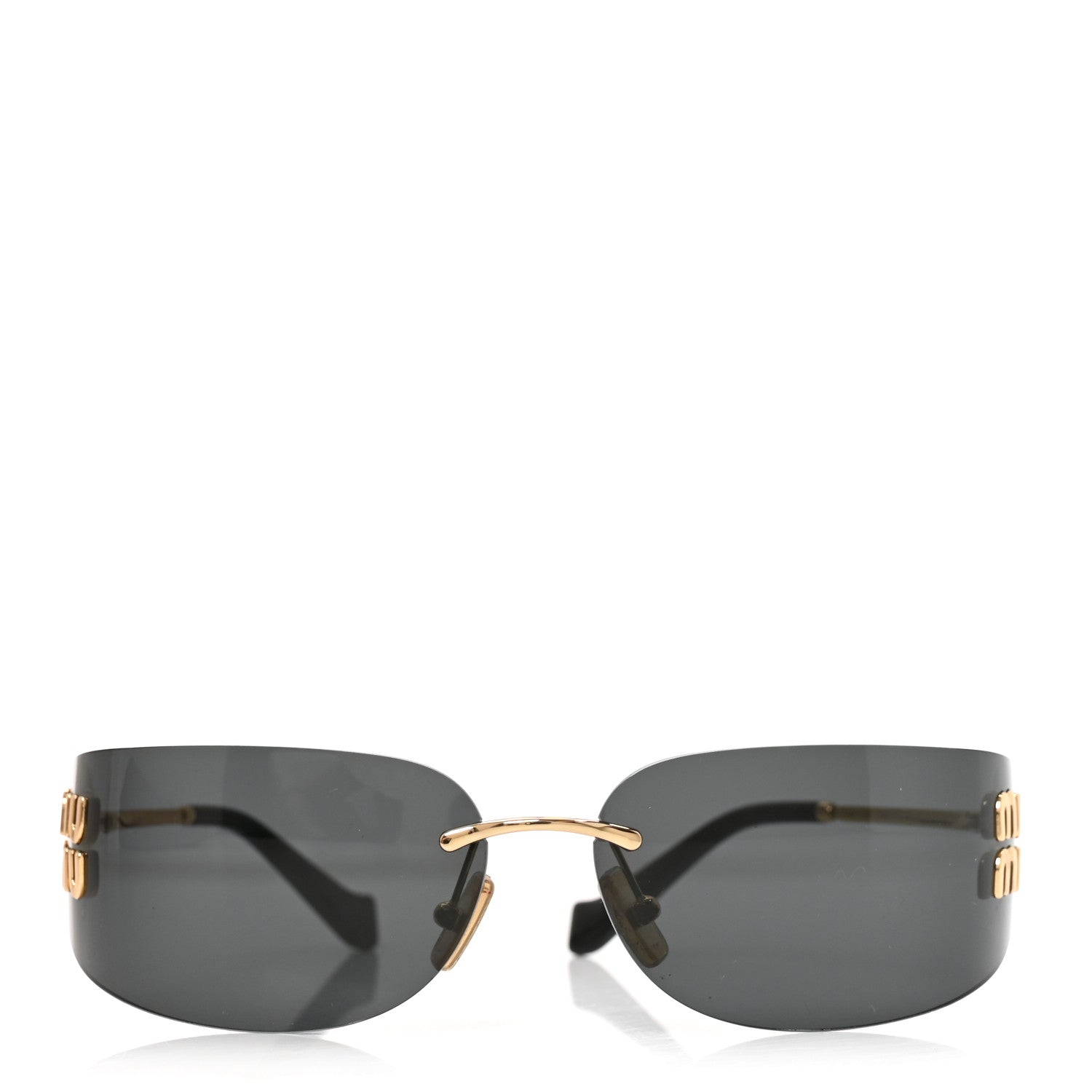 Metal Aube Sunglasses SMUA51 Gold Black