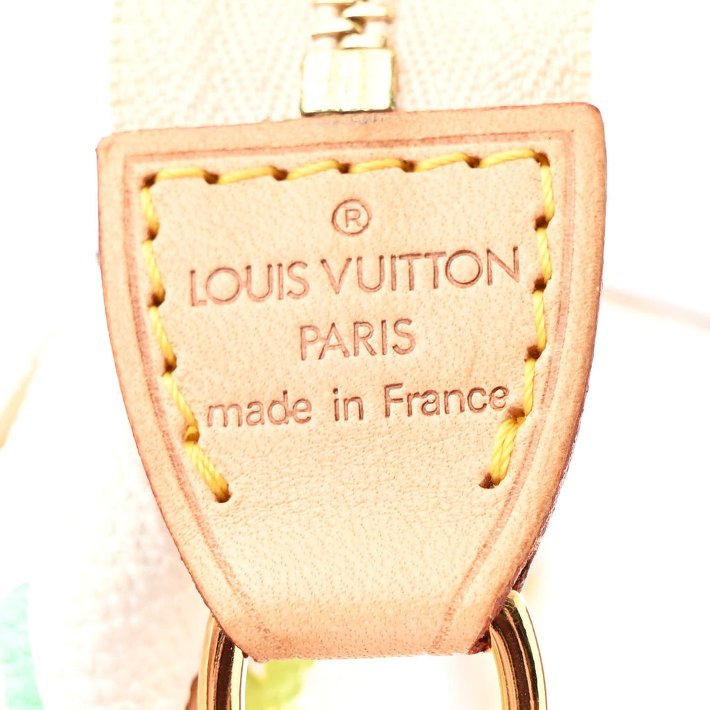 Monogram Multicolor Pochette Accessories White