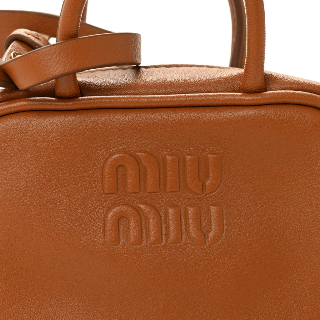 Calfskin Beau Micro Bag Cognac