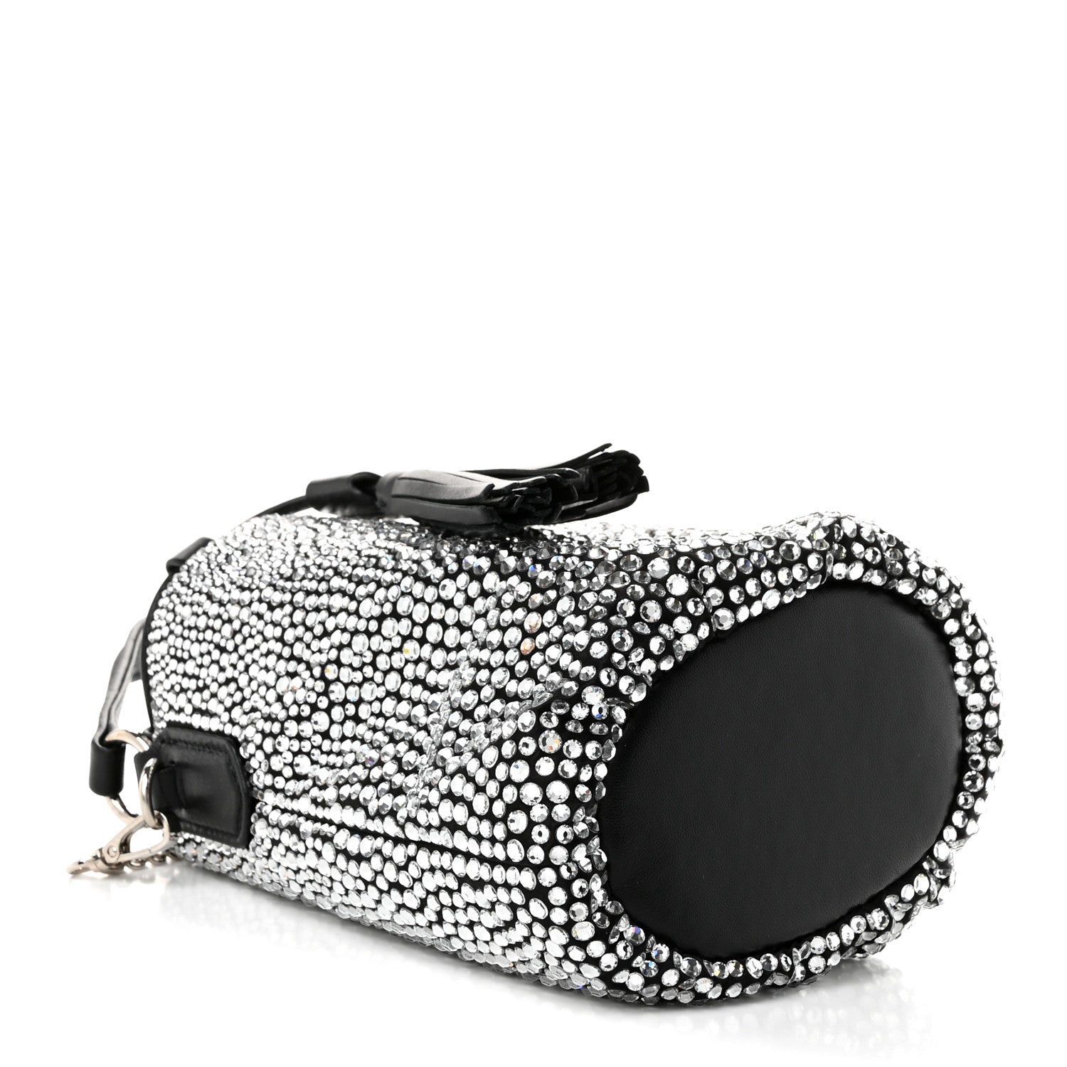 Raso Crystal Starlight Bucket Bag Black
